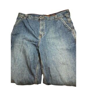 Vintage Aeropostale Jeans Mens 34x32 Baggy Wide Leg Carpenter Denim Skate Y2k